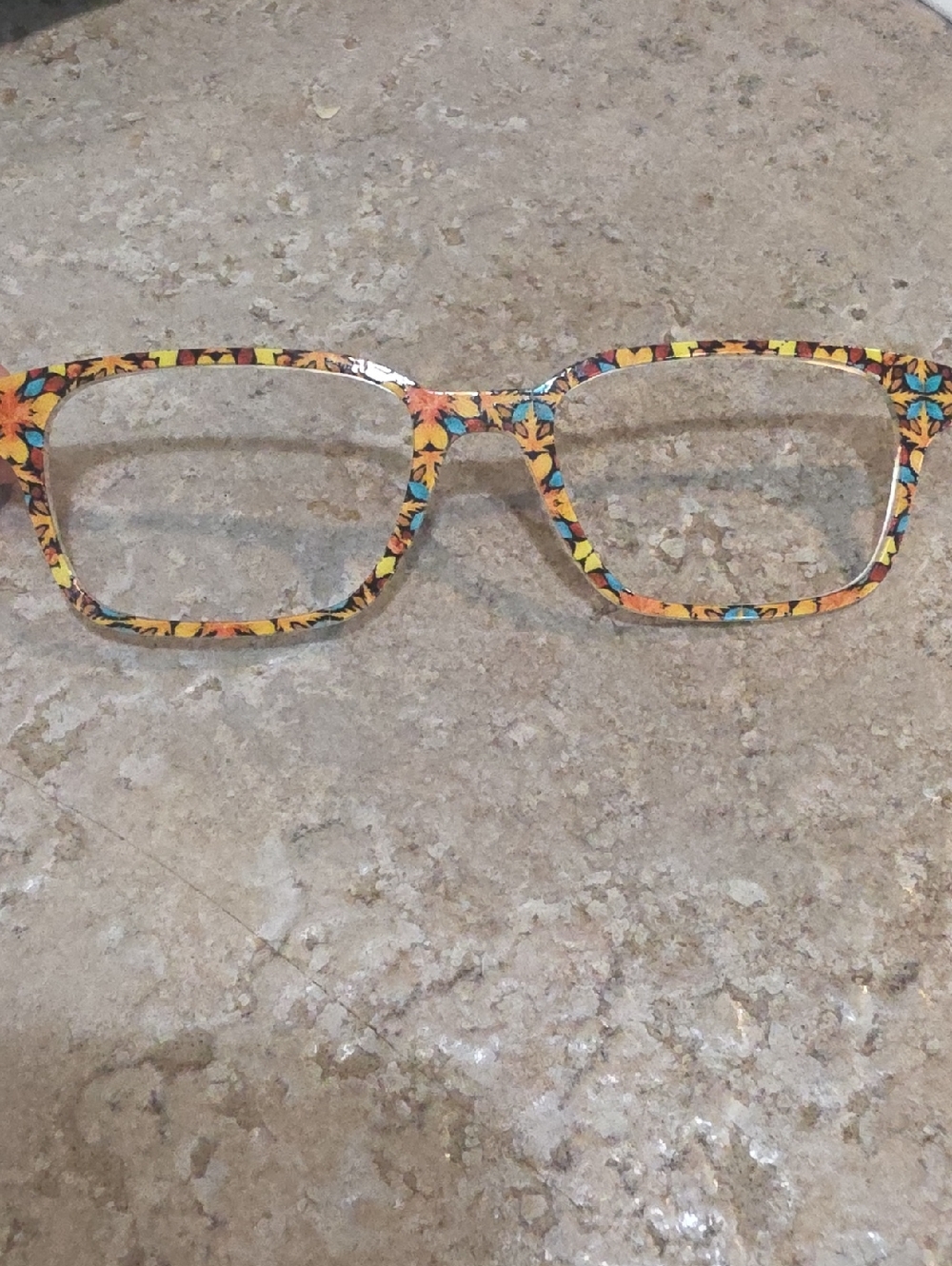 Finley Frame - Yellow & Orange